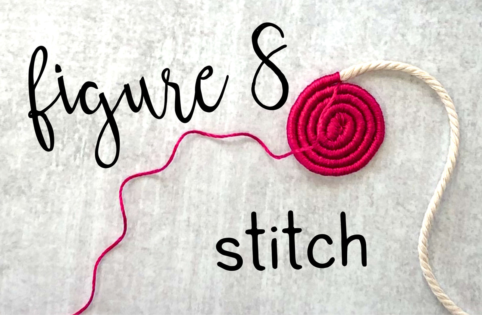 Coil Basketry - How to Make the Figure-Eight Stitch
