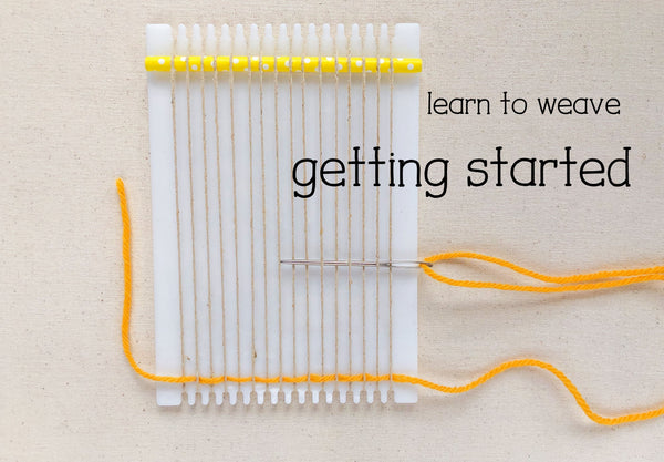 How to Begin Weaving on a Little Loom - The Creativity Patch