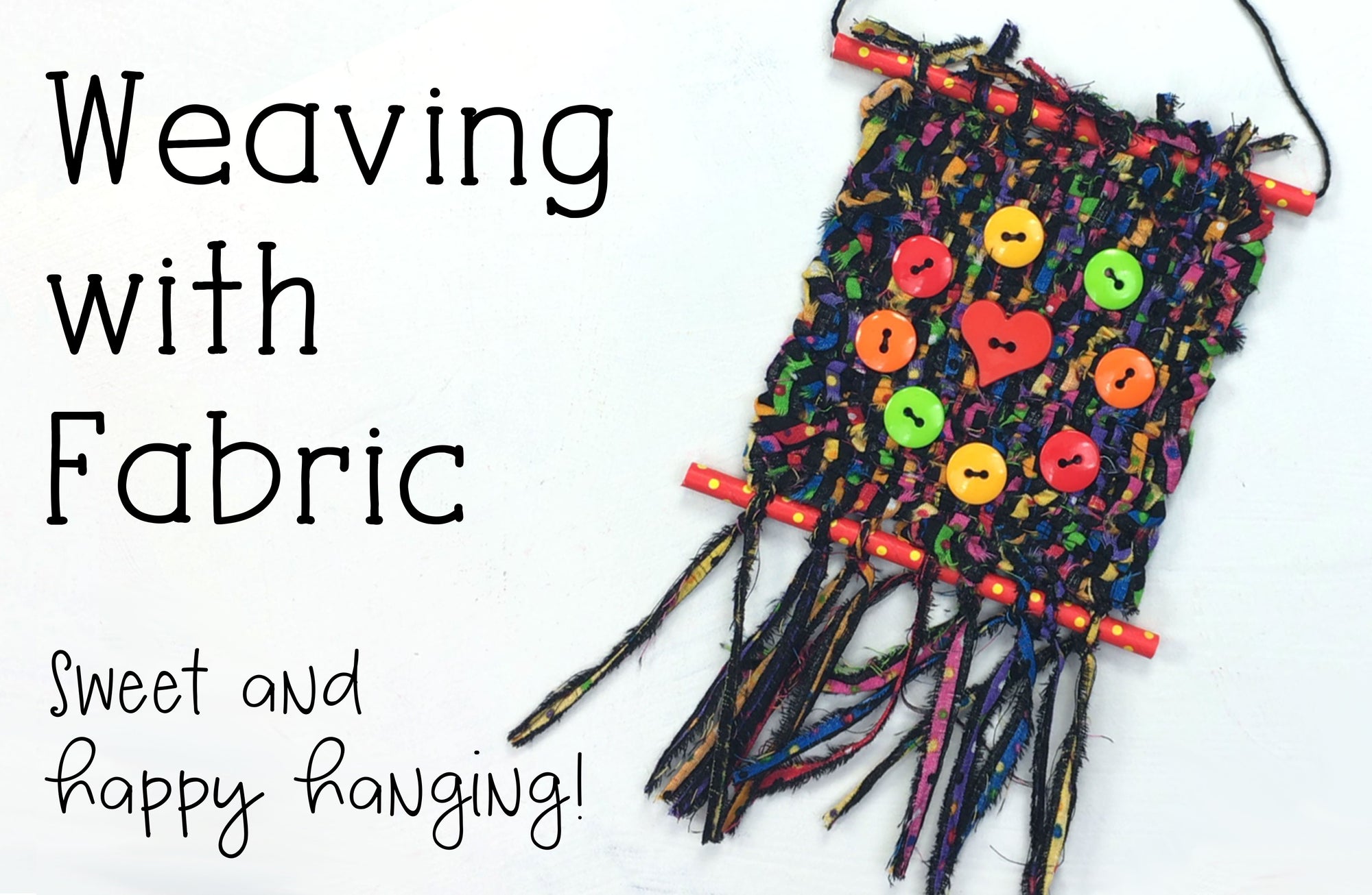 Weaving with Fabric Strips - Learn to Weave with Stripes