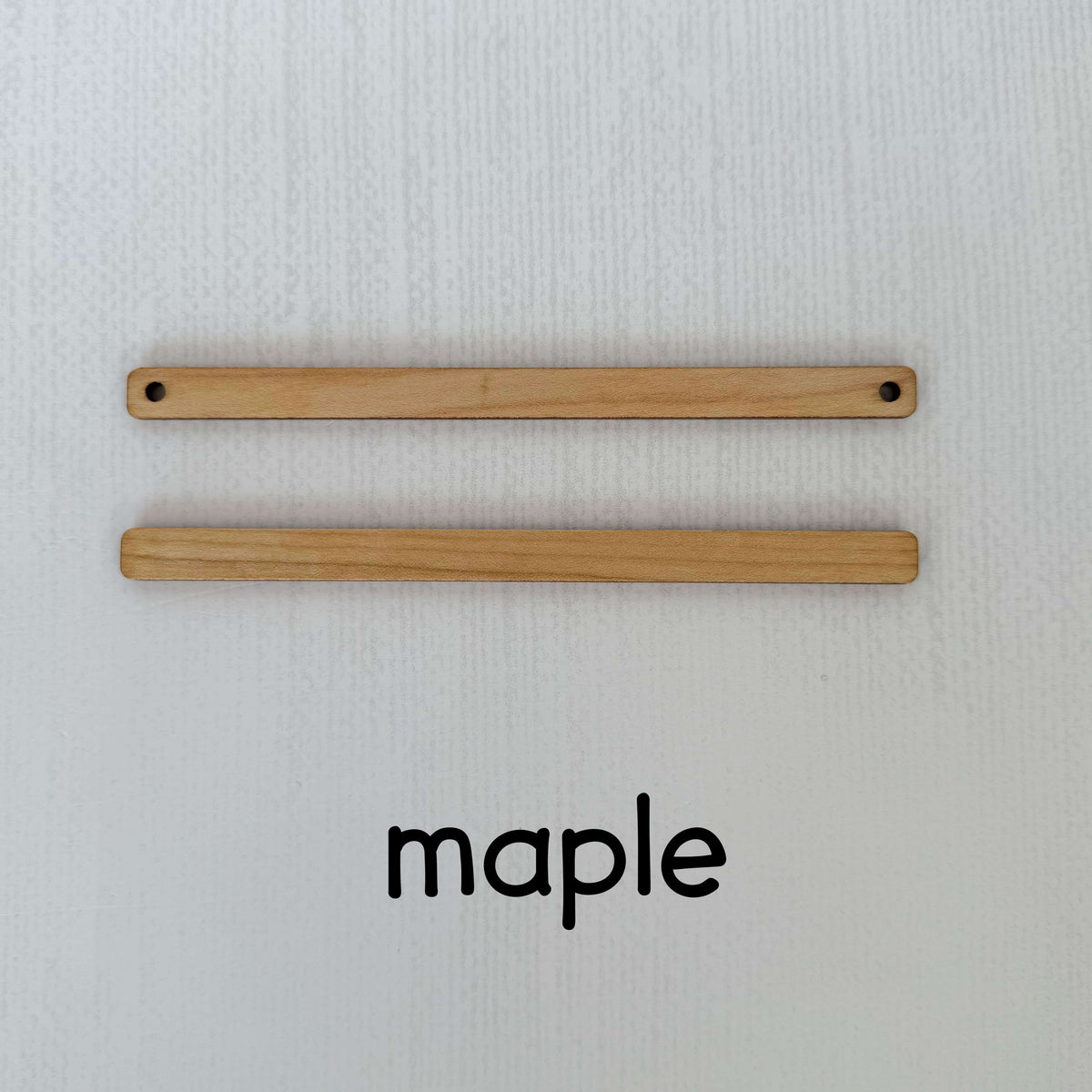 Wood Hanger Set for Tapestry - 5.5 Inches Wide