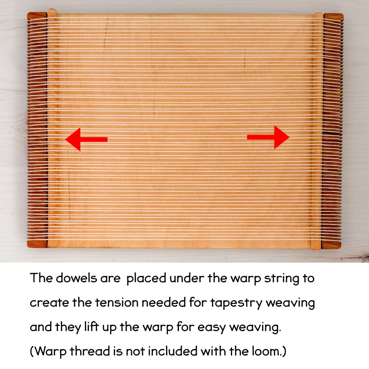 Tinka Loom Kit - Wooden Loom - 9x12 inch