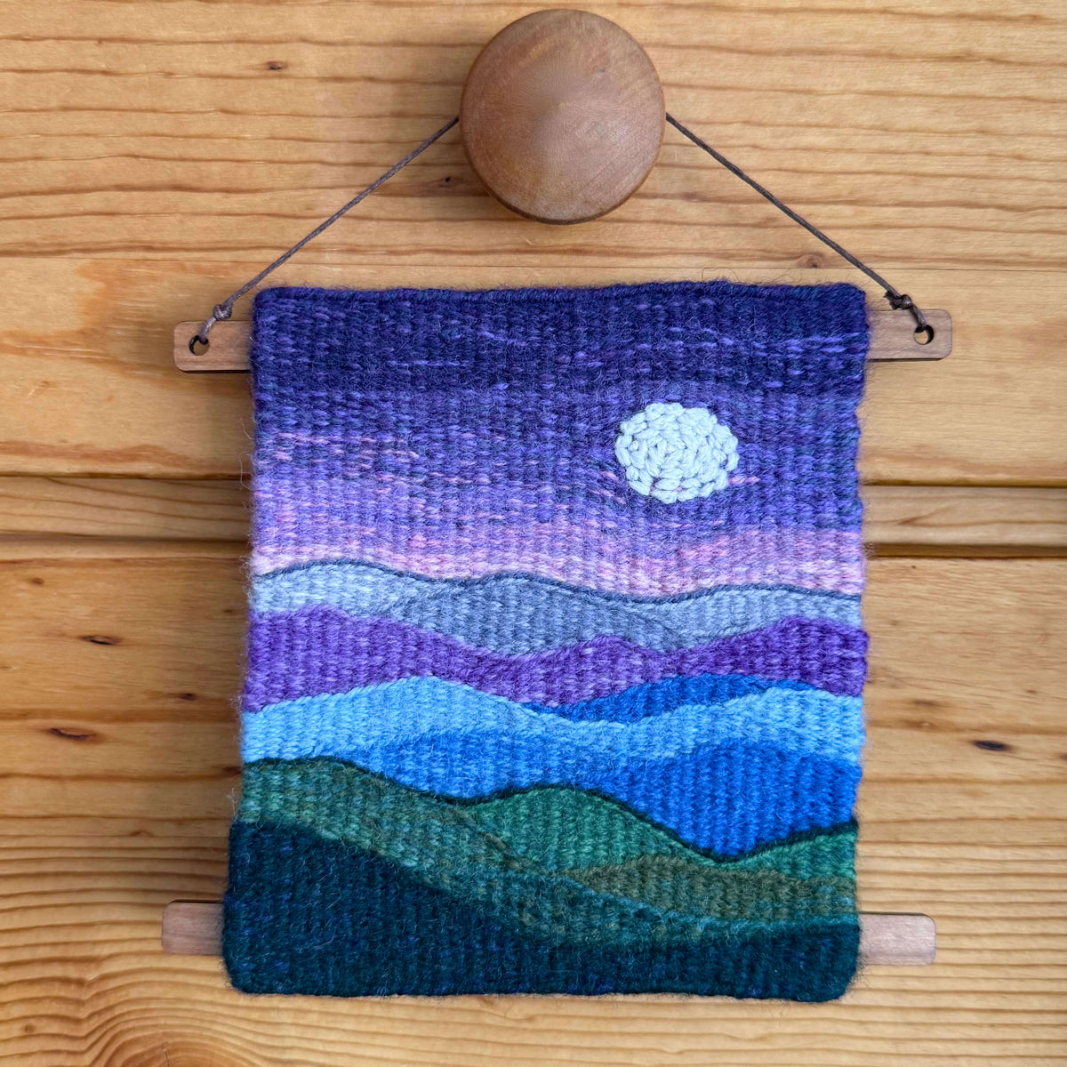 Weave Your Way - Moon and Mountains