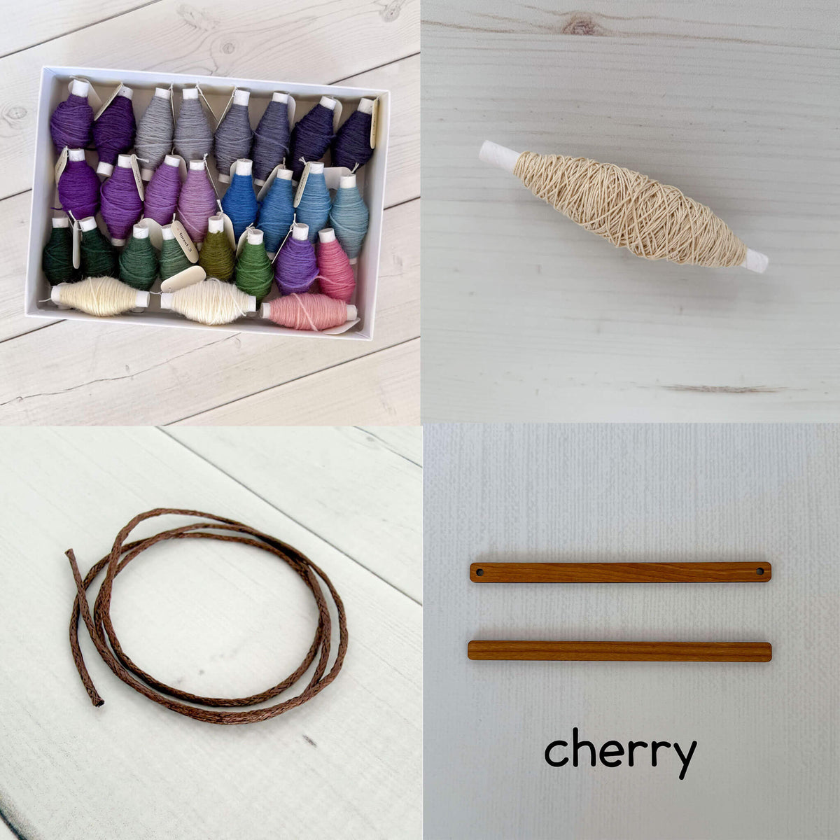 Moon and Mountains Yarn Kit + seine twine, hanger, and cord