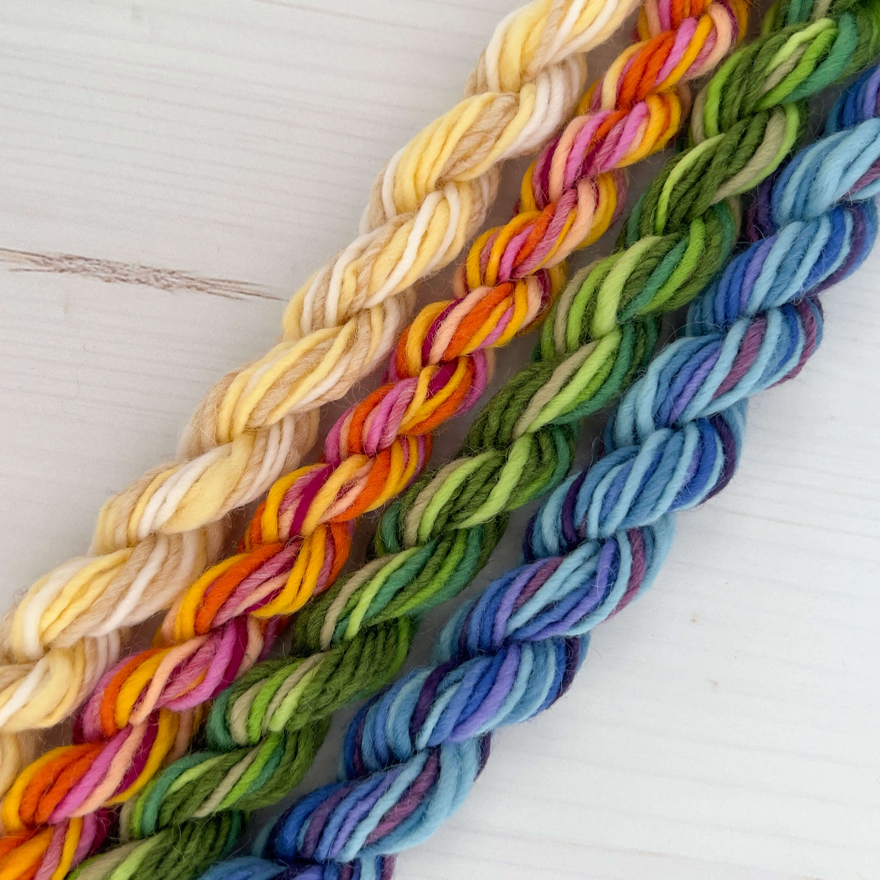 Weave the World - Mini Yarn Skeins- Colors of the Meadow - The ...