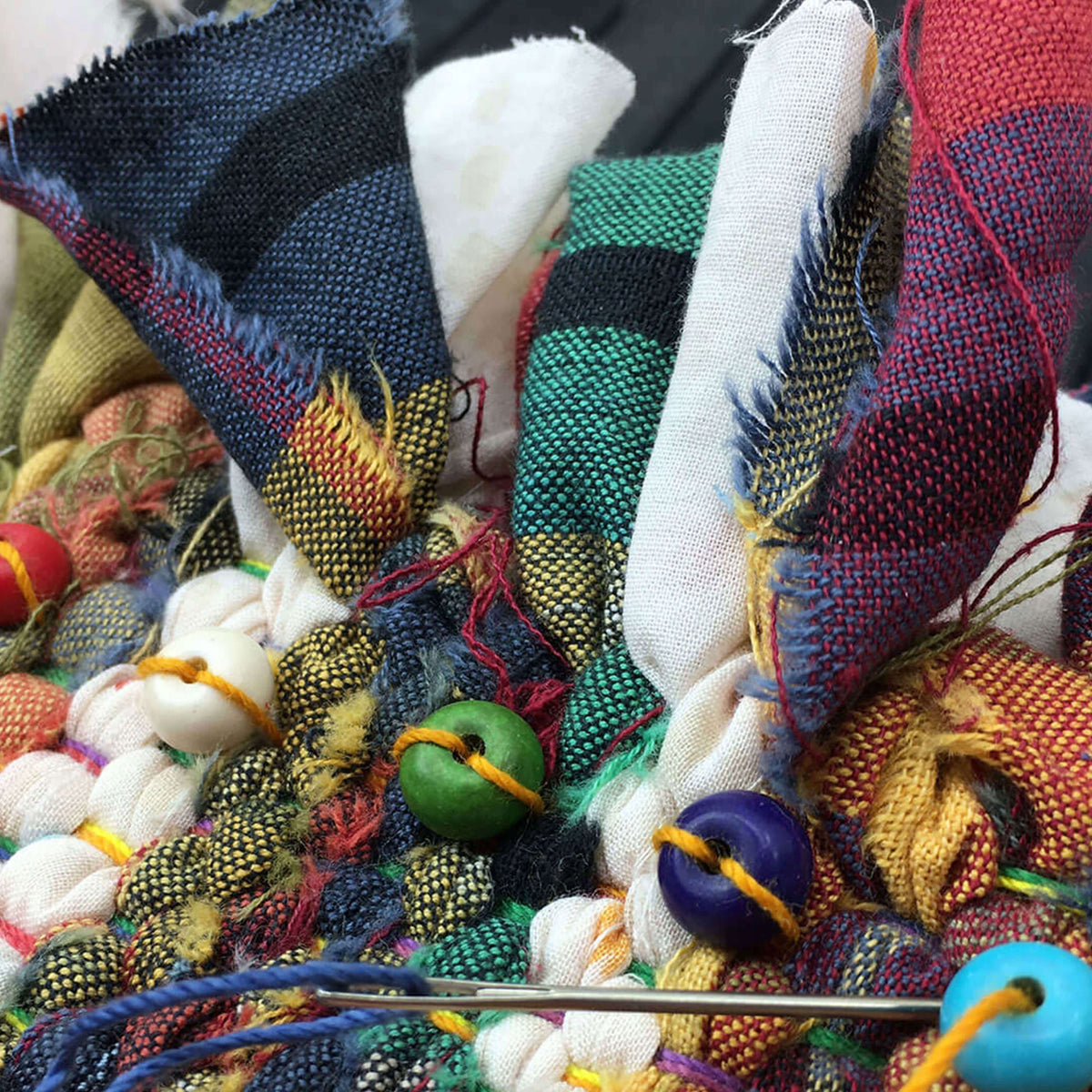Weaving with Fabric