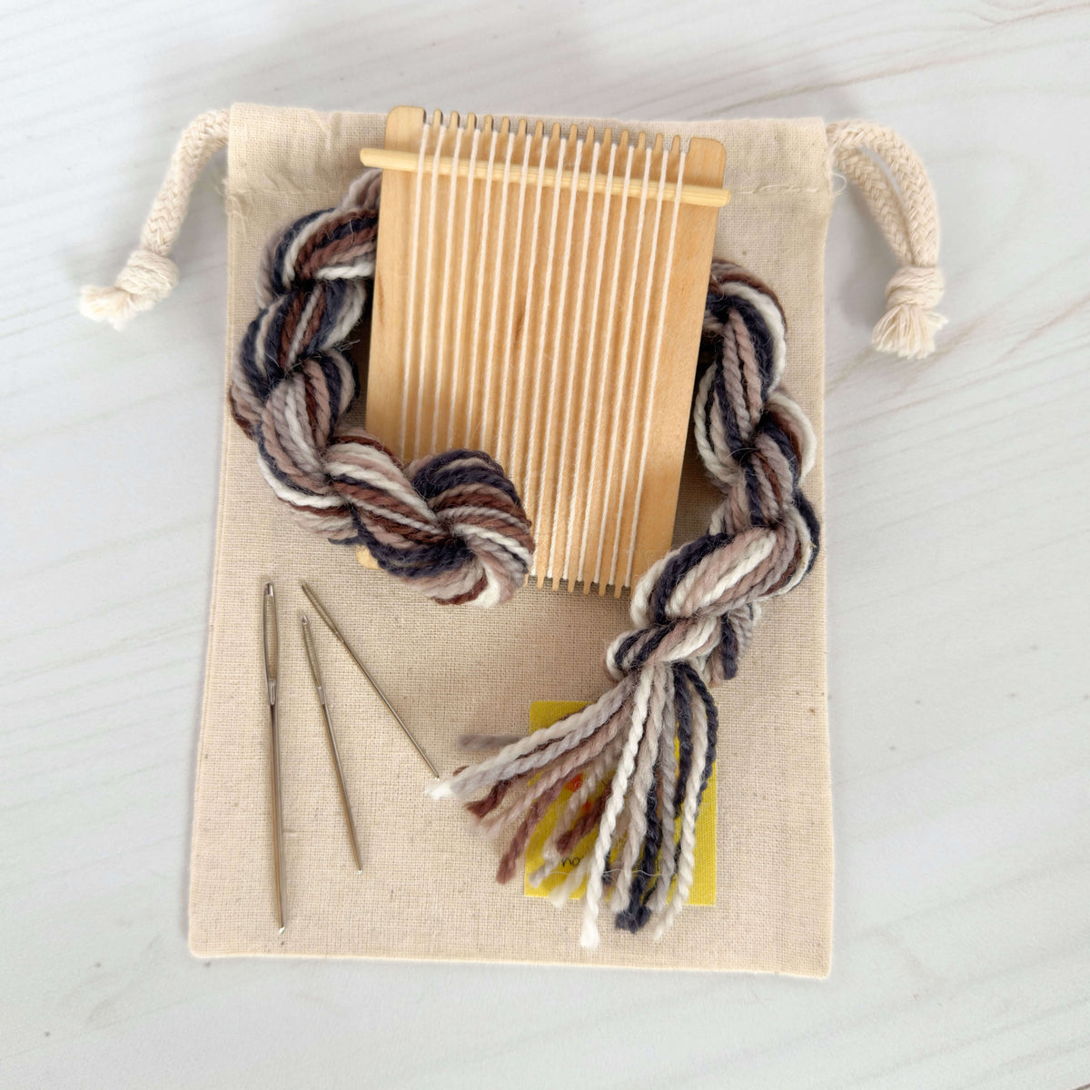 Tiny Loom Kit - Alpaca  - Natural Colors