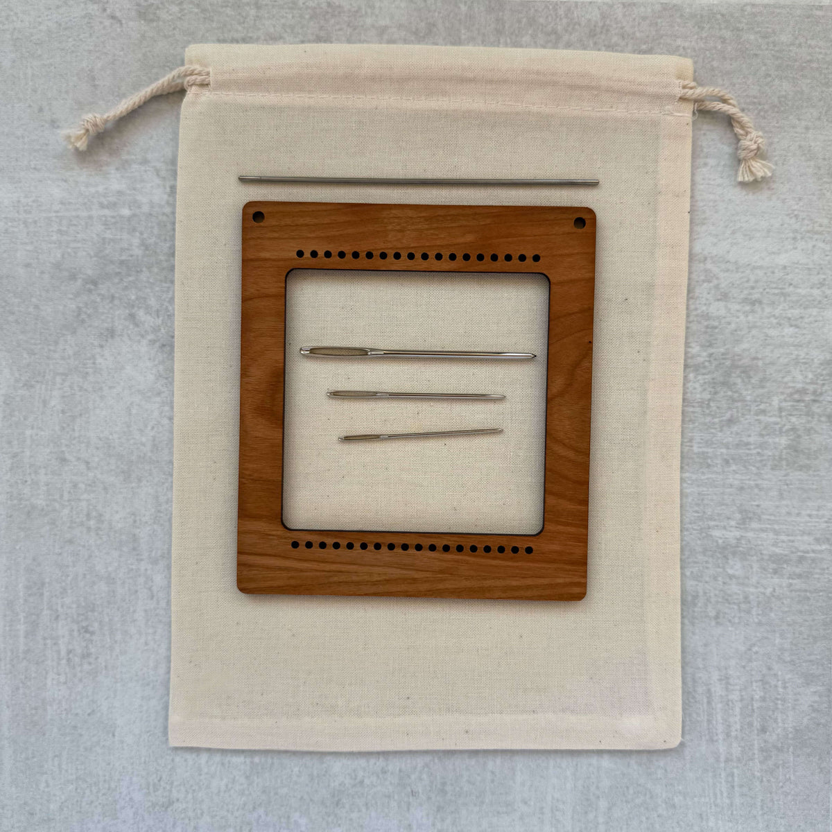 Little Frame Loom Weaving Kit - Cherry