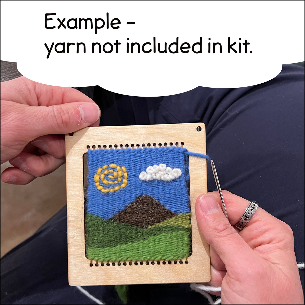 Little Frame Loom Weaving Kit - Cherry