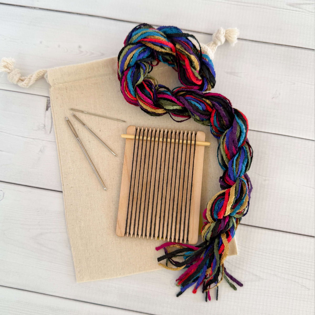 Tiny Loom Kit - Chenille Jewel Tones