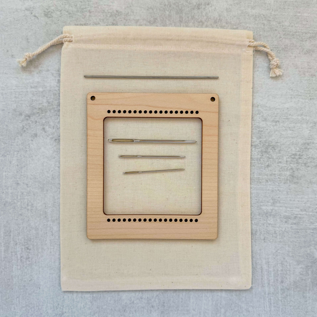 Little Frame Loom Weaving Kit - Maple