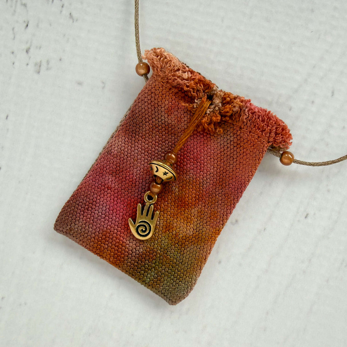 Handwoven Silk Amulet Bag - Primitive Creative Hand
