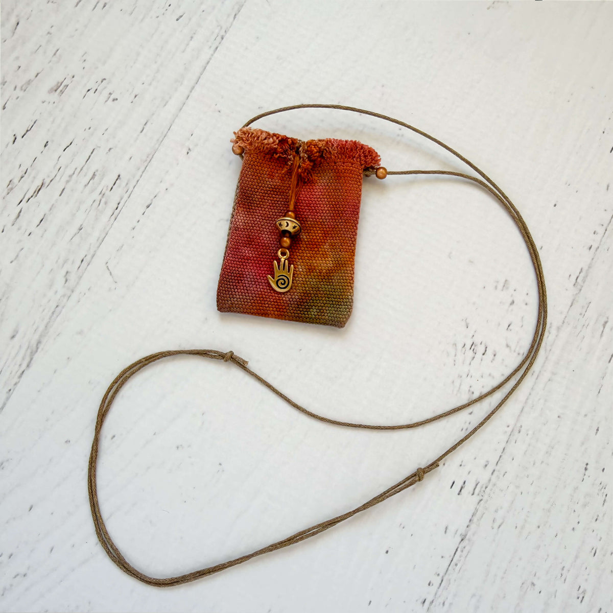 Handwoven Silk Amulet Bag - Primitive Creative Hand
