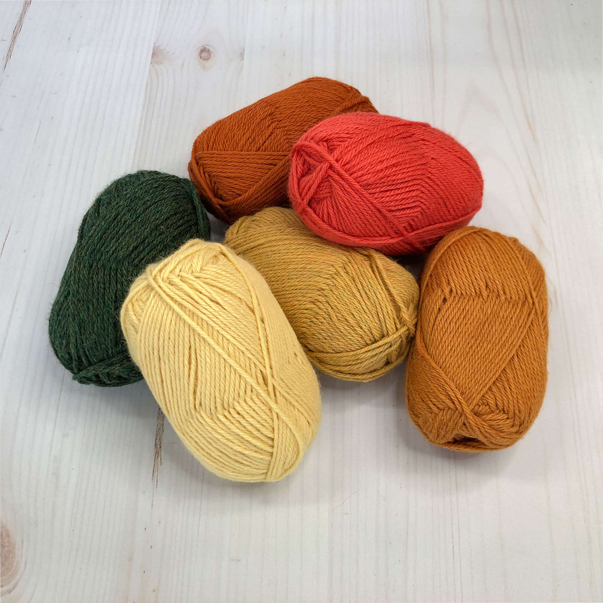 Wood Loom Weaving Kit - Alpaca Yarn  - Colors of Autumn