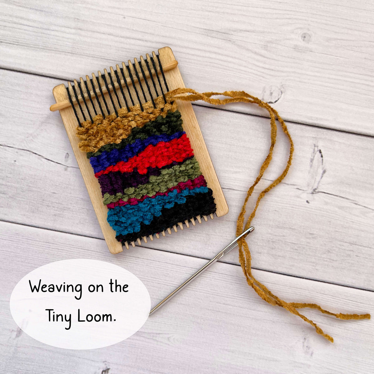 Tiny Loom Kit - Chenille Jewel Tones