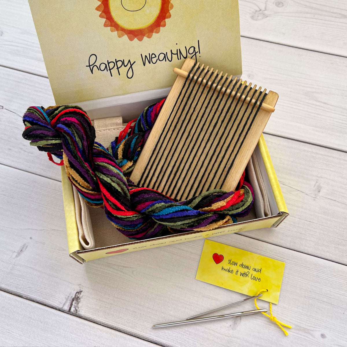 Tiny Loom Kit - Chenille Jewel Tones